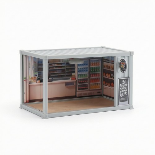 Container house with led - led, light