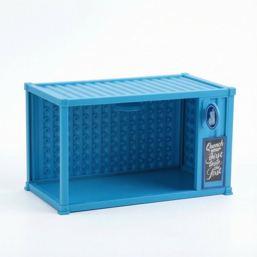 Container house with led - house, light
