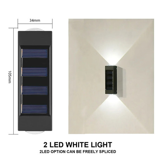 Solar wall lamp outdoor - wall,