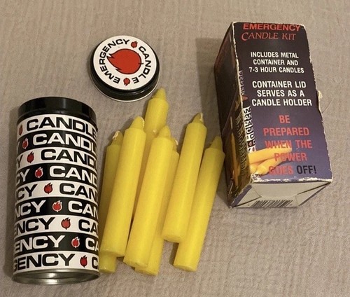 Vintyge emergency candle kit - emergency,